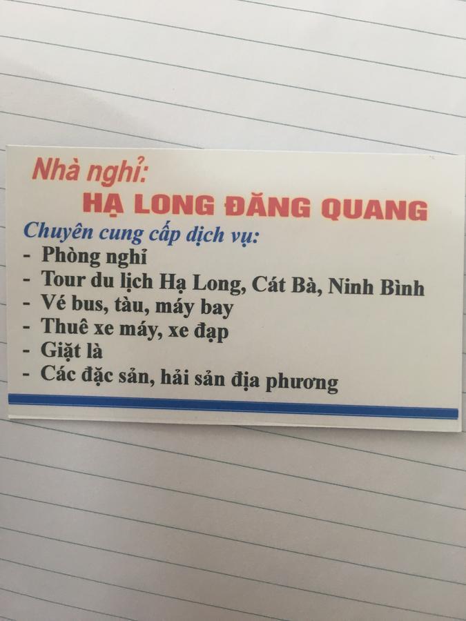 Dang Quang Guesthouse Ha Long Dış mekan fotoğraf